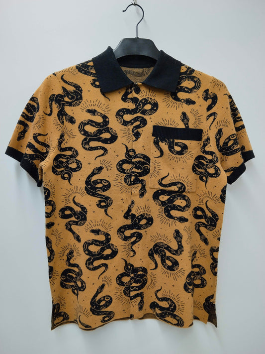 The Esoteric Snake Knit Button Up - Releases June