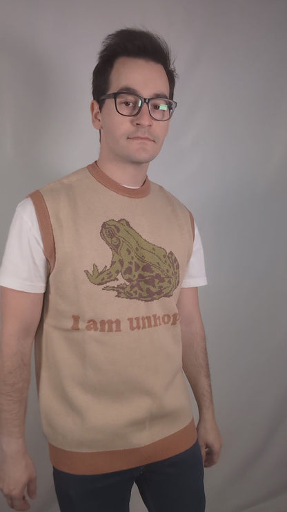 The I Am Unhoppy Frog Vest