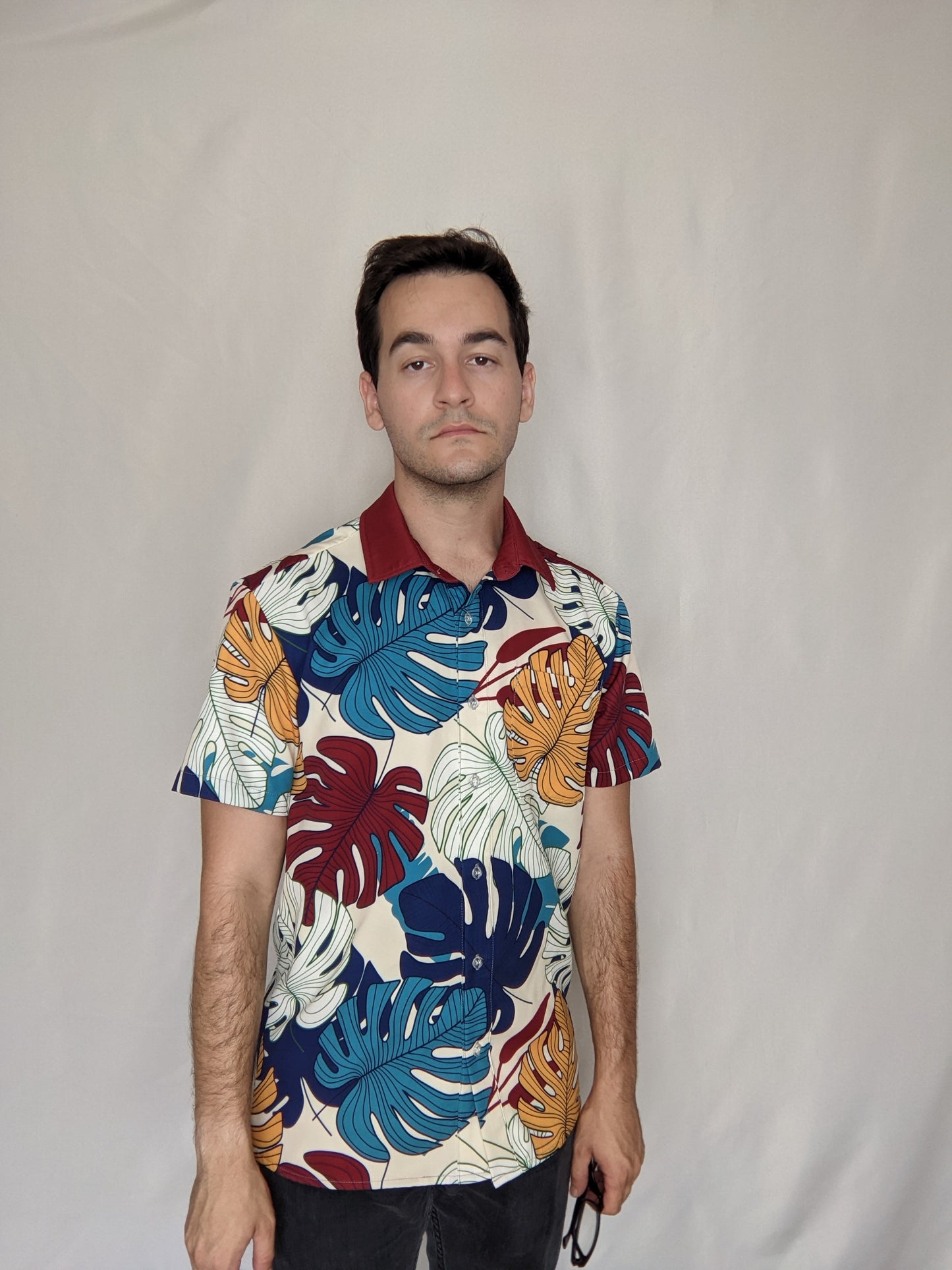 The Monstera Button Up