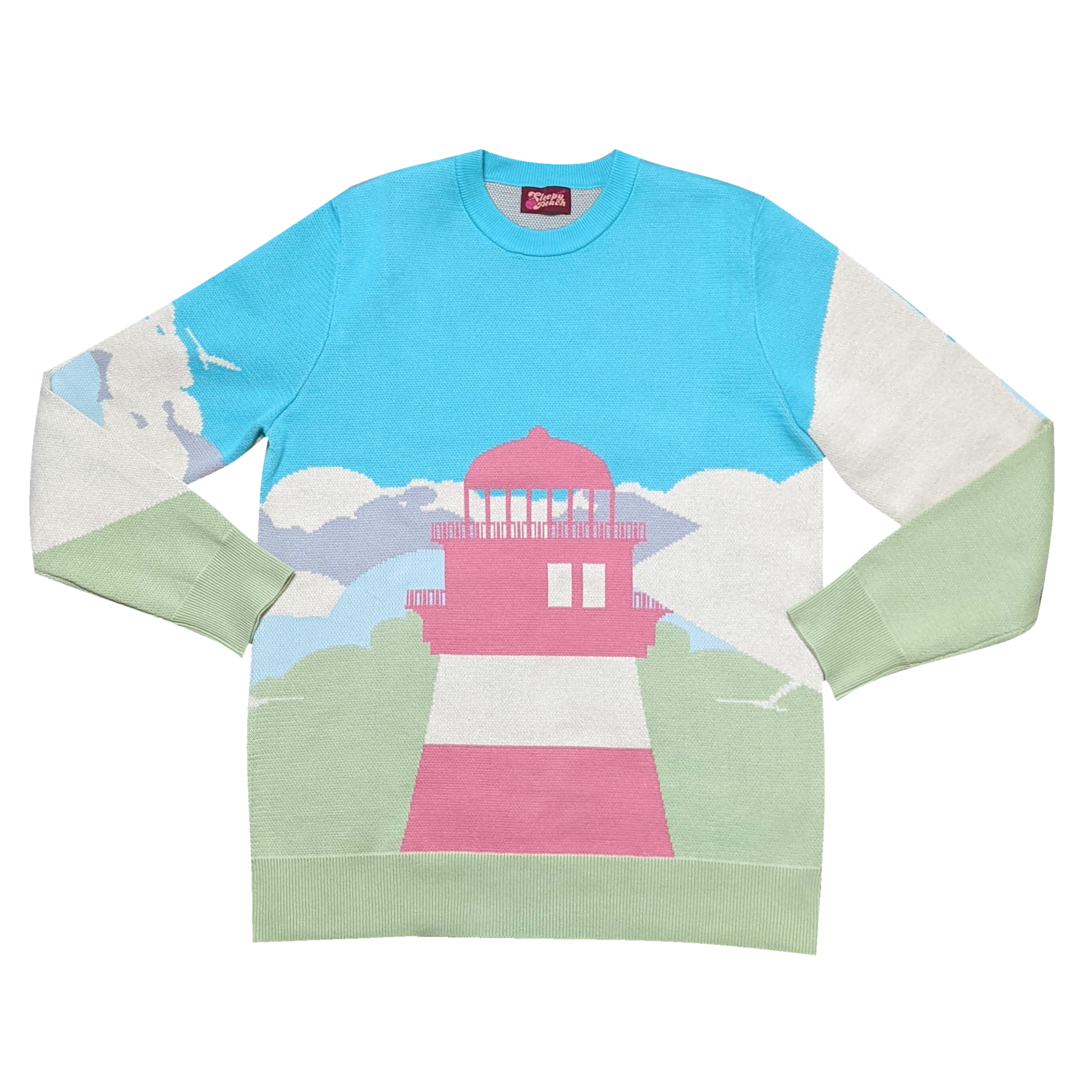 The Lighthouse Sweater - Sleepy Peach